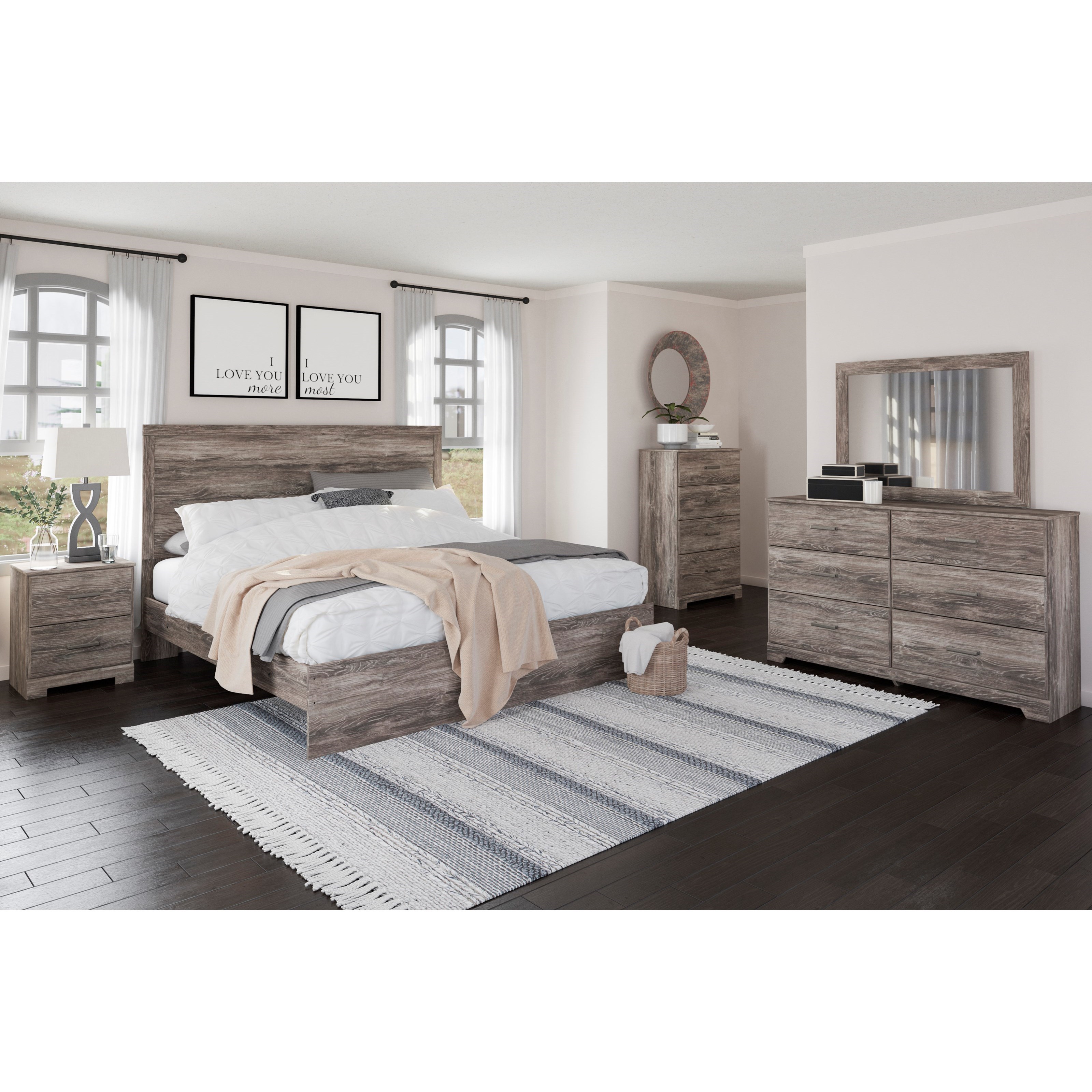 Signature Design by Ashley Ralinski B2587 K Bedroom Group 2 King